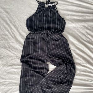 Purple Snow Pinstripe Jumper